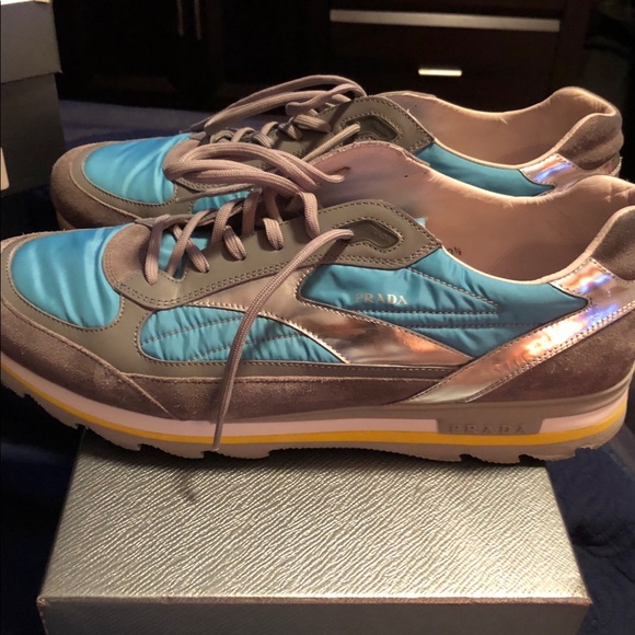 Prada | Shoes | Prada Calzature Uomo Sneakers | Poshmark